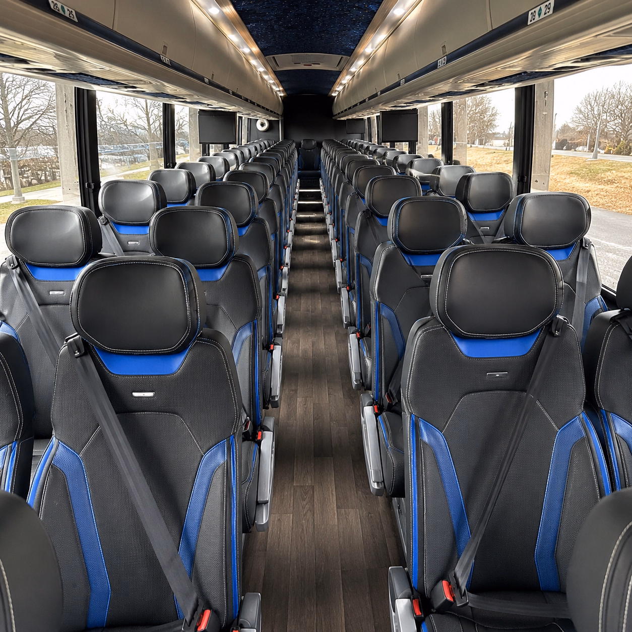 arlington employee transportation onboard seating